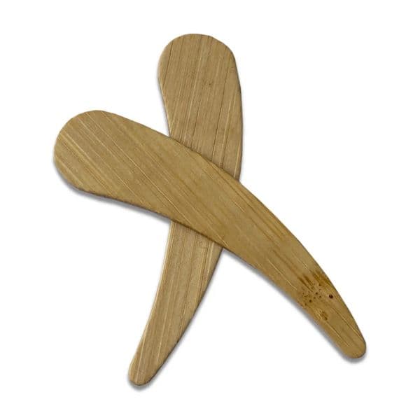 Mini Bamboo Face Cream Spoon Skin Care Beauty Cosmetic Spatula Spoons Eye Creams Stick Cosmetic Tool