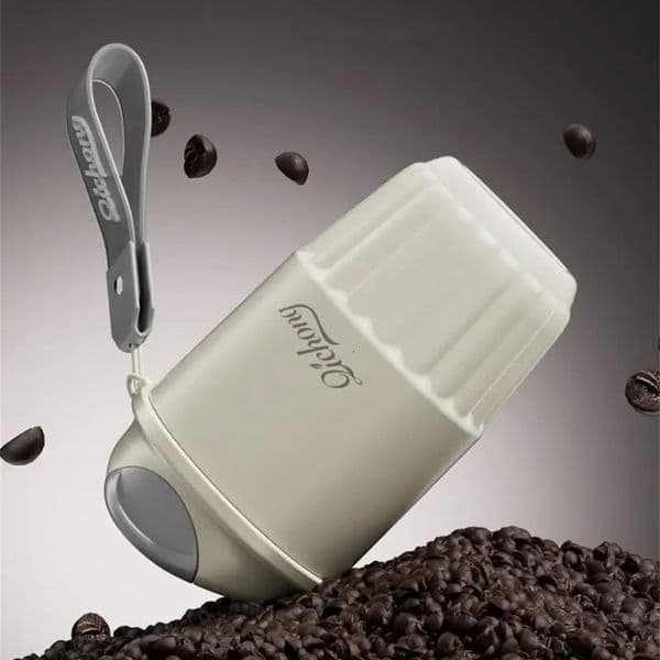 Thermos Cup Durable Ceramic Liner Quality Convenient A Double Drink Antifall Coffee Seal Lanyard n Smooth 241128