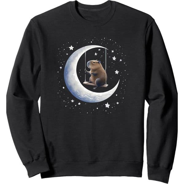 Long Sleeve Shirts for Men sweatshirt Capibara Sweatshirt T shirt Tee Streetwear Casual tops clothes fashion
