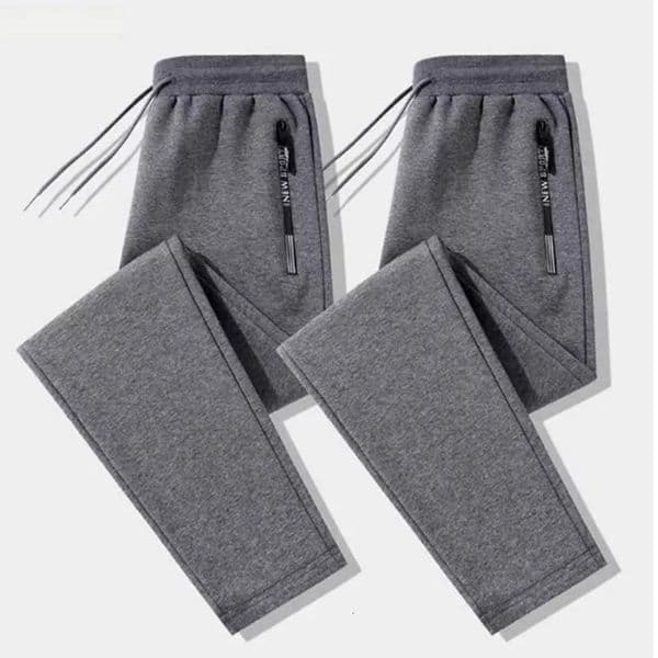 Mens casual pants spring and autumn loose straight leg long pants bundle feet all fashion sports sweatpants 241128