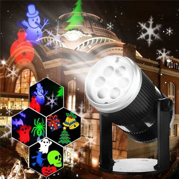 1PCS Moving Laser Projector Lamps LED Stage Light For Christmas New year Party Light Landscape Garden Lamp Dropshipping Z241129