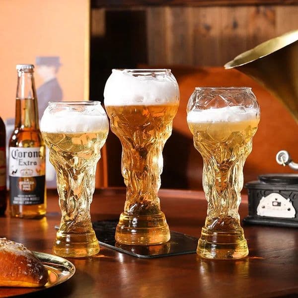 World Cup Beer Glass Creative 450ml 600ml 800ml Hercules Mug Football Crystal Wine Soccer Worl 241128