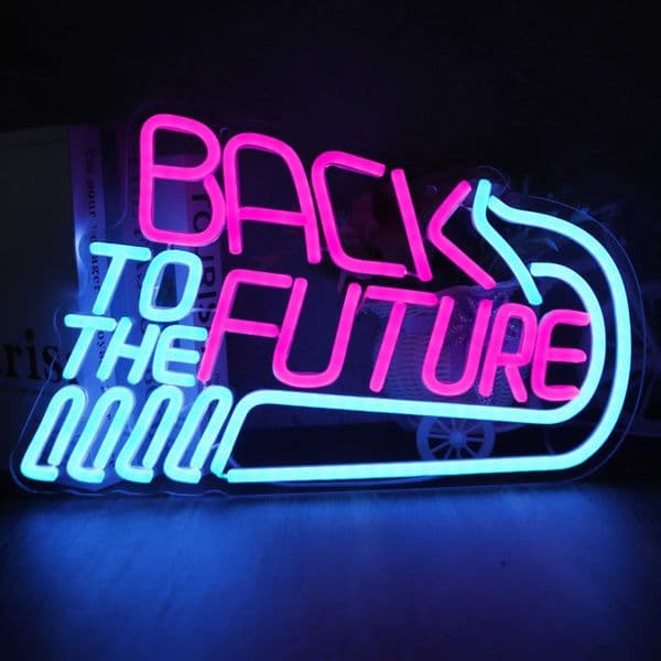 Back To The Future Neon Sign Gaming Led Neon Light Signs for Wall Decor Party Decor Bedroom Gaming Wall Lightup Signs Neon Z241130