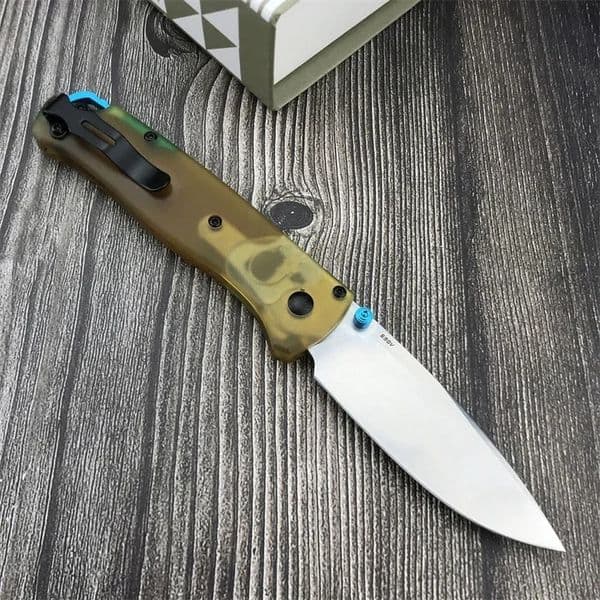 D Steel Blade Folding knife Pocket Knife with PEI Handle for Outdoor Tactical and Survival Use
