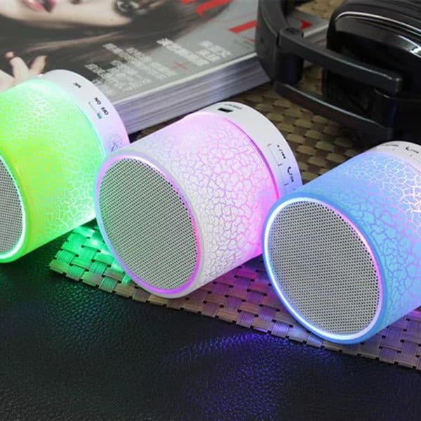 led light Portable Wireless Mini Bluetooth Speaker Blutooth Music Sound Box For Blootooth Handfree Subwoofer Audio Baffle Mp3