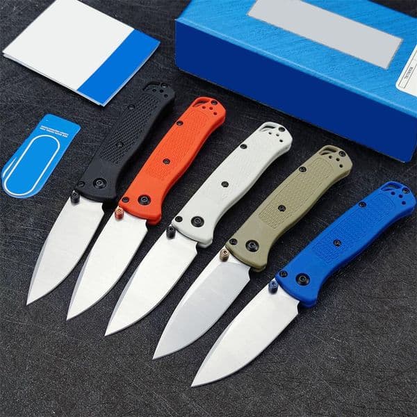 Mini Bugout 533/533BK Folding Knife 2.82 S30V Black DLC Blade Graphite Handles Pocket Tactical Knives Outdoor Camping Hunting 533-2 533-3 TOOLs