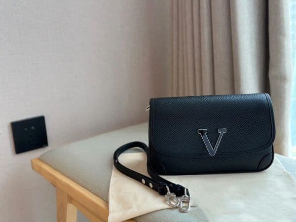 Women's Luxury Designer Solid Color Cowhide Leather Water Corrugated Handbag Underarm Shoulder Bag Crossbody Bag Women's Makeup Purse wallet Baguette Bag 25cm