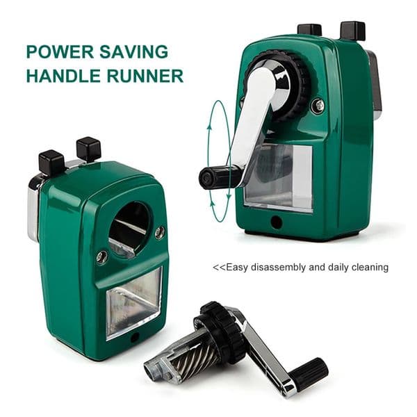 Gift Machine For Kids Hand Crank Rotary Stationery Home School Office Cutter Student Desktop With Container Pencil Sharpener 240123