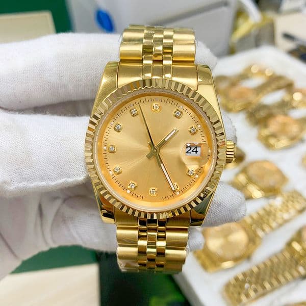 Watch high quality Woman Designer Fashionable New Women's And Men's Mechanical Quartz Movement lady 316 Stainless Steel Case Calendar Waterproof Luminous Multi