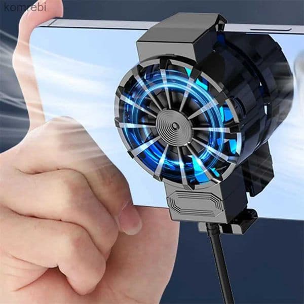 Other Accessories X16 Universal Mobile Game Wired Cell Phone Radiator Case Live Streaming Cooler For 4 - 6.7In Smartphones 240222