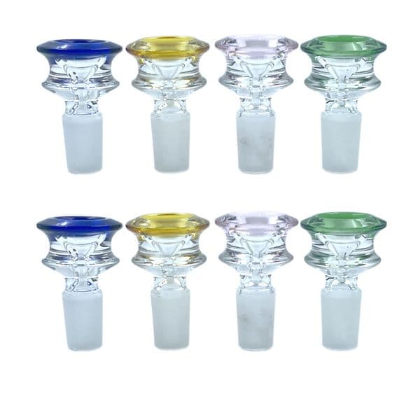 Thick cute Many Colors 14mm Glass Banger Bowl 19mm Bowl gor Glass Water Bongs Hookahs Shisha