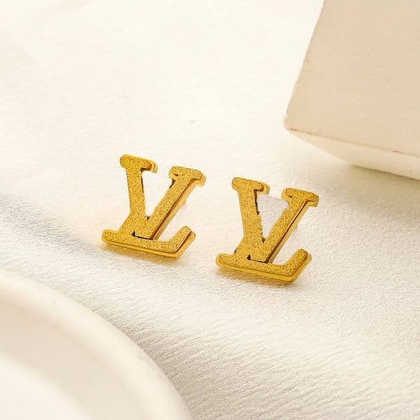 Designer Earrings Women Earring Gold Plated Stud Earrings Brand Letter Earring Jewelry Accessory Party Wedding Gift
