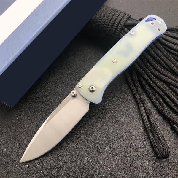 2Models Bugout 535 1901 Folding Blade Knife 20CV Blade G10 Handles Pocket Outdoor BM535 Utility Knives 535 folding knife EDC Tools
