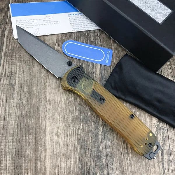 Newest 537/537GY Bugout Tactical Folding Knife 8c13Mov Blade PEI Plastic Handle EDC Outdoor Camping Self-defence Survival Tools 535 15080 15017 15002