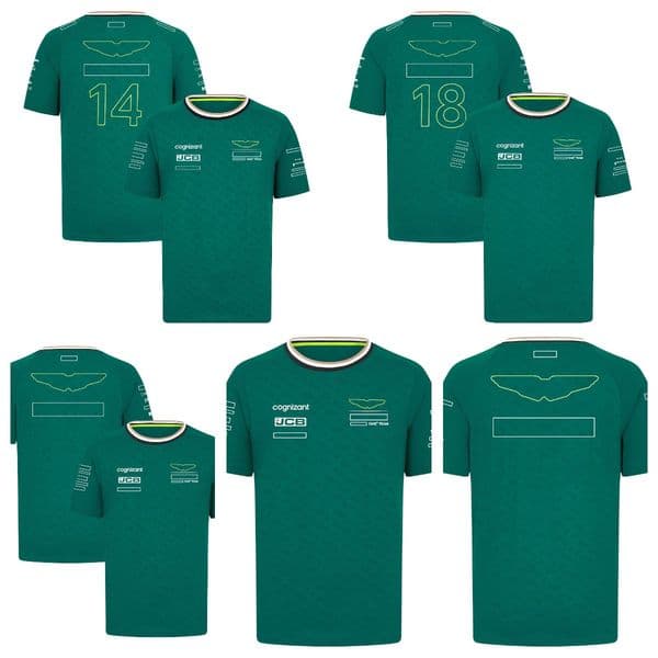F1 official T-shirt 2024 new racing sports round neck short sleeve quick-drying clothes F1 plus size team driver T-shirt