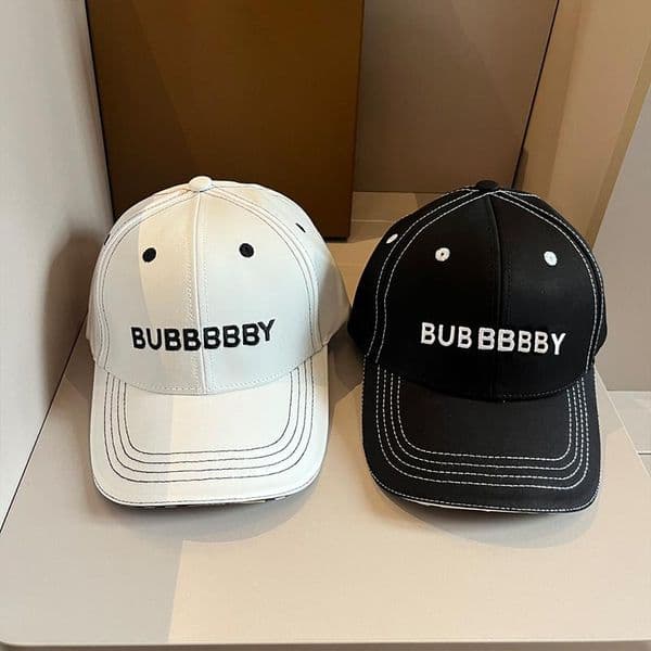 Classic Letter Ball Caps Cotton Casual Cap Fashion Baseball Hats for Men Women Adjustable 2 Colors