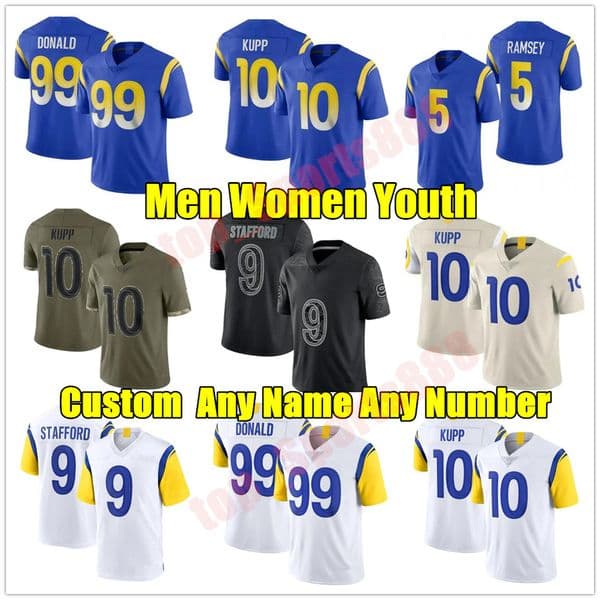 17 Puka Nacua Cooper Kupp Matthew Stafford Football Jersey Jared Verse Blake Corum Aaron Donald Tyler Higbee Kyren Williams Jimmy Garoppolo Tre'Davious White Karty