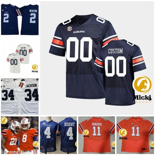 Keldric Faulk Auburn Football jersey 72 Izavion Miller 73 Percy Lewis 10 Caleb Burton III 4 Kayin Lee 75 Connor Lew Custom Stitched jerseys