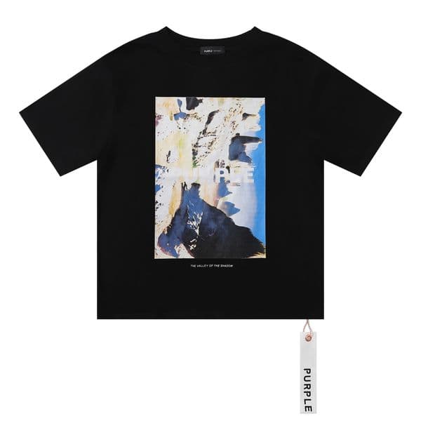 Purple T Shirts Mens Designer Unisex Casual Street Wear Short Sleeve Letter Graffiti Print Graphic Tee Hip Hop Short Sleeve Pure Cotton Breathable Purples Shirt C3f