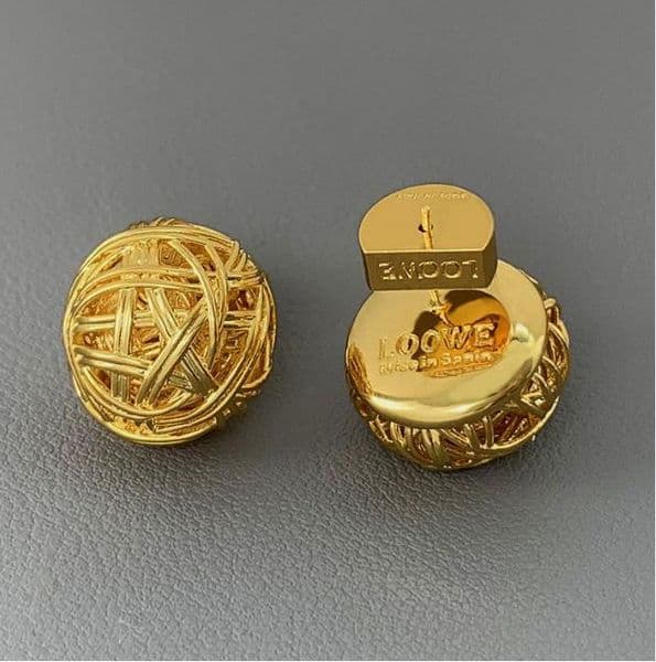 luxury Fashion hollow braided earrings plated 18K gold classsic designer earrings Wedding Jewelry gift