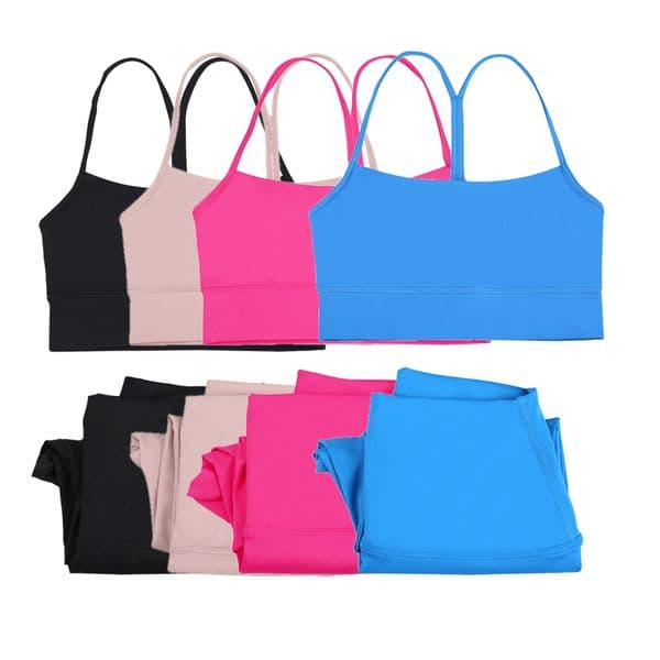 2026 new Women Yoga Sets Push Ups Fitness Leggings Sports Bra Soft High Waist Elastic Sportswear Outfits Pants Gym Suits Running Workout Tra