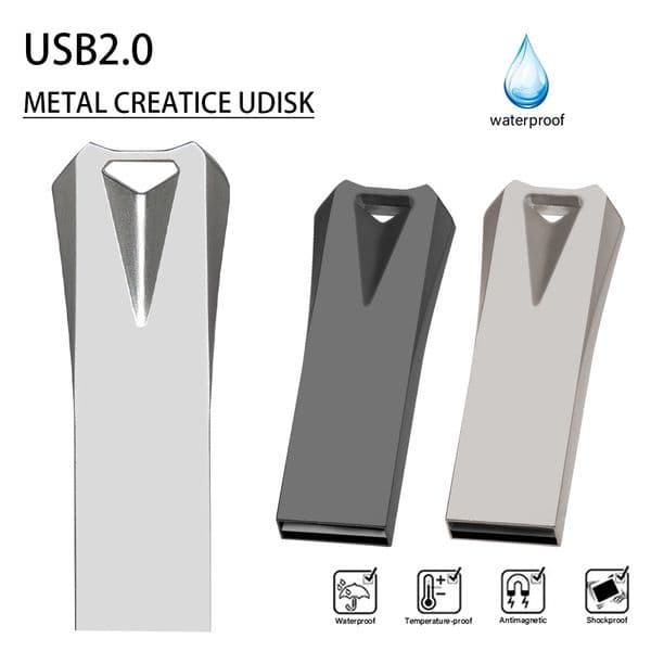 USB Flash Drive metal Pen Drive 4GB 8GB 16GB 32GB 64GB 128GB thumb drive High Speed Memory Stick Pendrives for Computer/Laptop