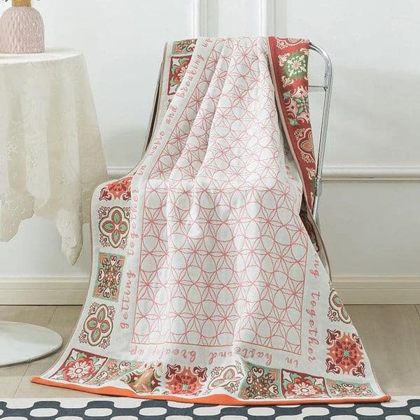 Cotton Towel Gauze Bath Four-Layer Mus Absorbent Quick Drying For Adults Oversized Bathroom Beach Wrapped room