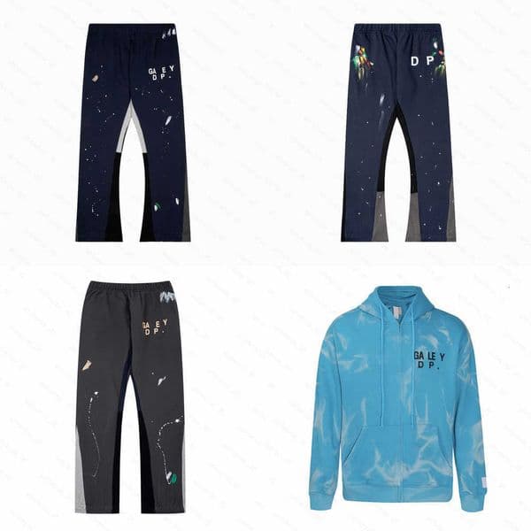 Designers Gallerydept Mens Womens Sweatpants Man High Street Casual Loose Flared Pants Fashionable Hip-hop Sports Jogging Pant 9z