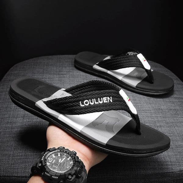 High Quality Flip Flops Men Summer Slippers Non-Slip Breathable Casual Beach Slippers For Men Outdoor Flat Slippers 250225BJ