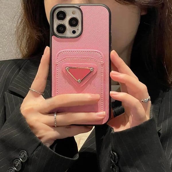 Designer Fashion Leather Phone Cases For iPhone 15 Pro Max 14 13 12 11 L Letter Brown Yellow Black Floral Back Cover Luxury Mobile Shell Full coverage Protection Case
