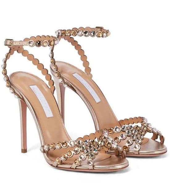 Luxury Summer Brand Women Tequila Sandals Shoes Black Nude Leather High Heels Party Wedding Dress Sexy Elegant Pumps EU35-43