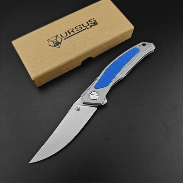 Models Shirogorov F Flipper Folding Knife D Satin Blade Steel Handles Survival Camping Tactical Pocket Knives Utility EDC Tools