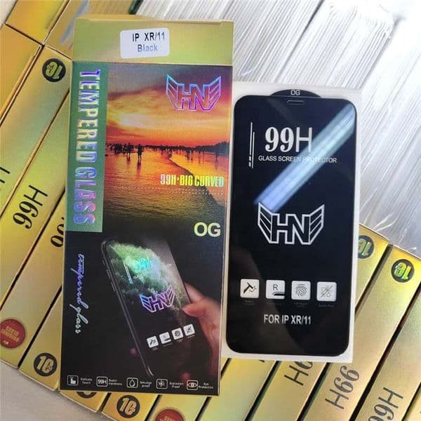 99H Premium Quality Tempered Glass Phone Screen Protector For iPhone 15 14 13 12 mini pro max 11 xr xs 8 7 6 Plus Samsung A12 A22 A32 A42 A52 A02S 5g Full Coverage FILM M1