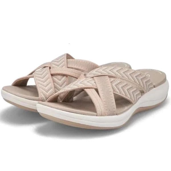 Summer Sandals Roundhead Woman Slippers Outdoor Beach Casual Shoes Women De Hombre Indoor Durable Anti Slip Peep Toe New 250225BJ