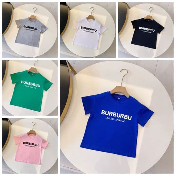 Kids Girls Boys Cotton Tshirts Fashion Designer Tops Summer Round Neck Print Letter Classic T Shirts Girl Boy Luxury Tees Childrens Baby Clothing