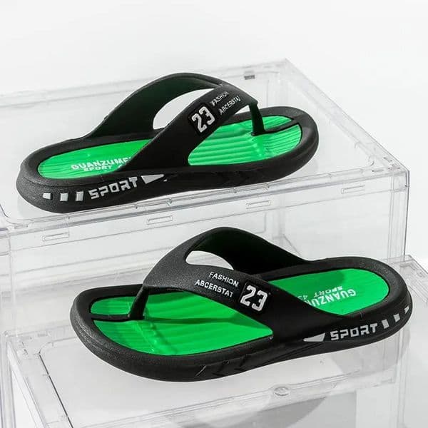 Slippers for Men House Shoes Flip Flops Shiatsu Indoor Walk Around Home Bathroom Sandals Man Outdoor Clappers Comfortable 250225BJ