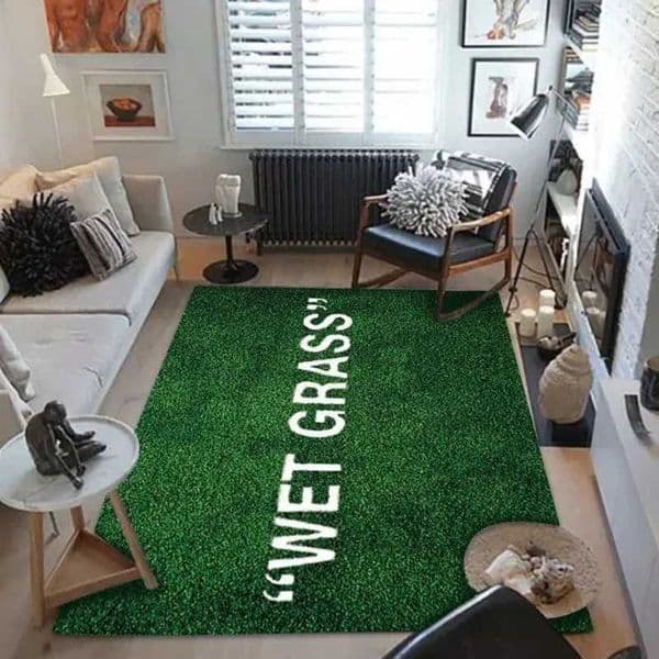 Designer Floor Mat Carpets Wet Grass Carpet Luxury Green Area Living Room Floor Mat Bedroom Bedside Bay Window Sofa cool carpet Rug Home Decorl406 Free Shipping