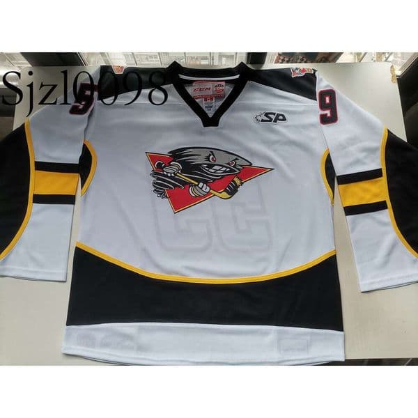SJ98 Hockey jerseys Physical photos Cyclones 59 KATER Men Youth Women High School Size S-6XL or any name and number jersey