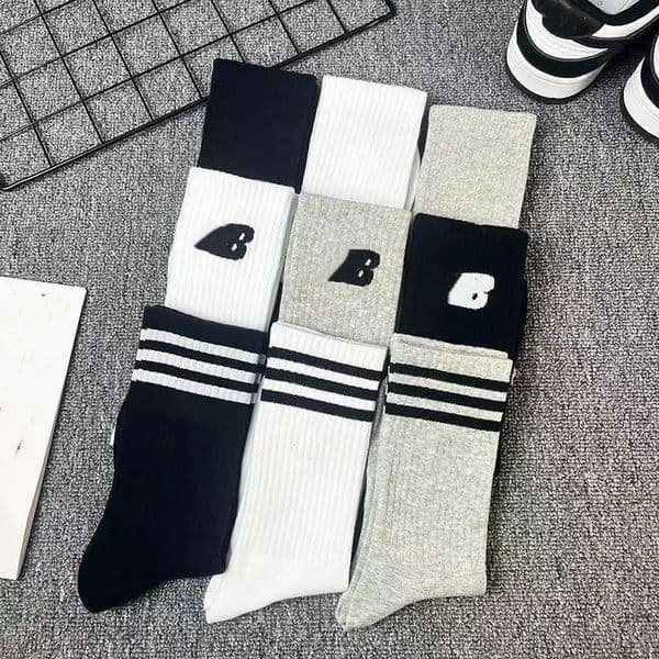 Fashion Mens Socks Designer Sport Socks solid mix color Fashion Letter Sport Brand Breathable Cotton embroidered pure cotton jogging Basketball L260509