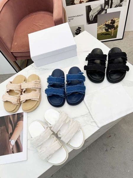 Designer luxury sandals ballet flats women single shoe mules slippers platform quilted sandal casual shoes flip flops comfortable bottom flip flop slip on size 35-41