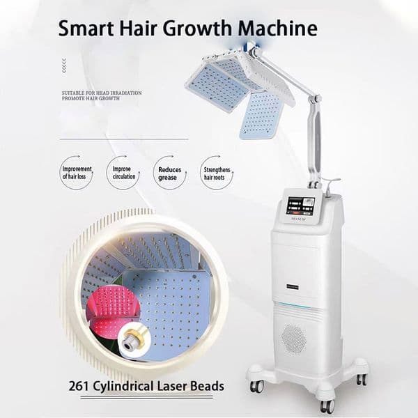Low Level Laser Therapy Hair Growth Diode Laser 650nm Hair Thickening 261 Beads Great Effect Hair Fall Prevention Scalp Care Beauty Instrument