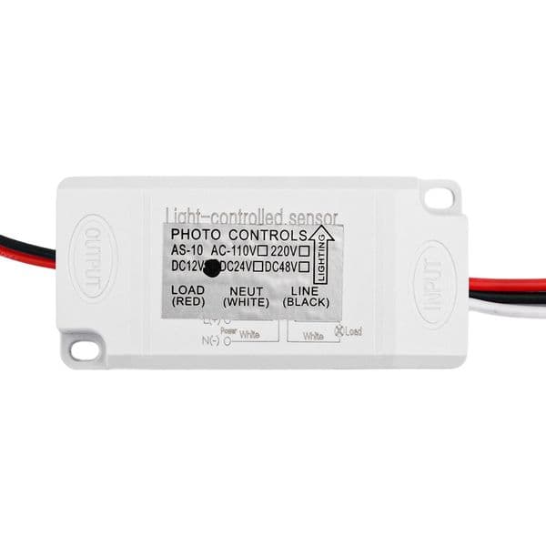 2026 New Solar Outdoor Switch, Ac100-260V Mini Photoelectric Sensor For Automated Lighting, Rainproof Intelligent Light Control Free Shipping