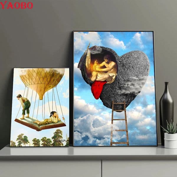 5D Diamond Painting Salvador Dali Surrealist Full Diamond Embroidery DIY Rhinestone Pictures Cross Stitch Kits Crafts Home Decor