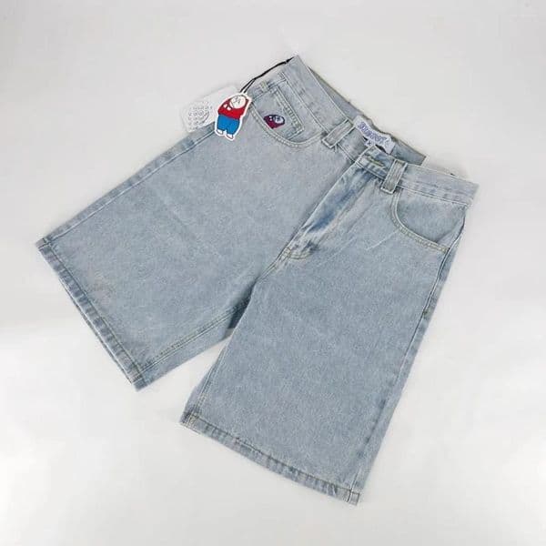 Womens Shorts Retro Big Boy Embroidery jeans Baggy Jorts Hip Hop Cartoon Graphic Streetwear Denim Y2k Harajuku Gym Basketball Men
