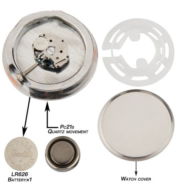Motorcycle Handlebar Watch Luminous Clock Refit Waterproof Shockproof Buckle Mount 7/8" new Chrome Quartz Aluminum 2025 Moto Accessories