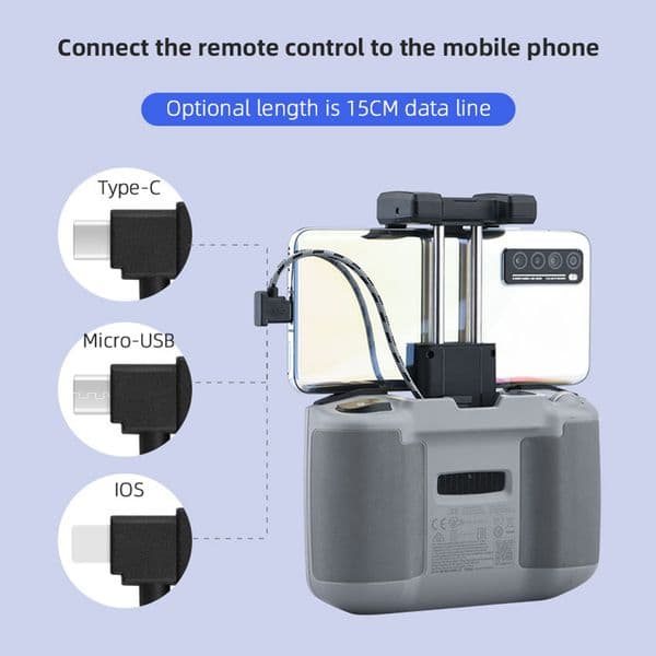 Drones Remote Controller Data Cable Line Pocket 2 Tablet Phone Extend Cable Drone Accessories for Dji Mavic Air 2 Mini 2