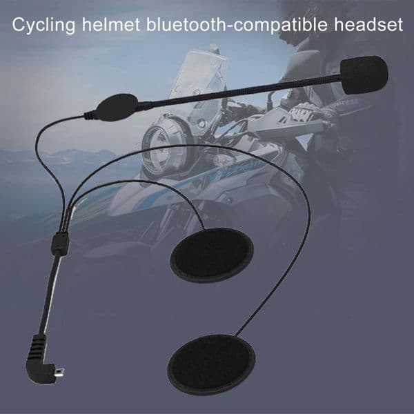 Clear Soft Cable Helmet Bluetooth-compatible Intercom Replaceable Microphone for Motor