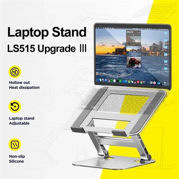MC LS515 Laptop Stand Foldable Aluminum Alloy Portable Notebook Stand 10-17 Inch Macbook Air Pro Computer Bracket Laptop Holder