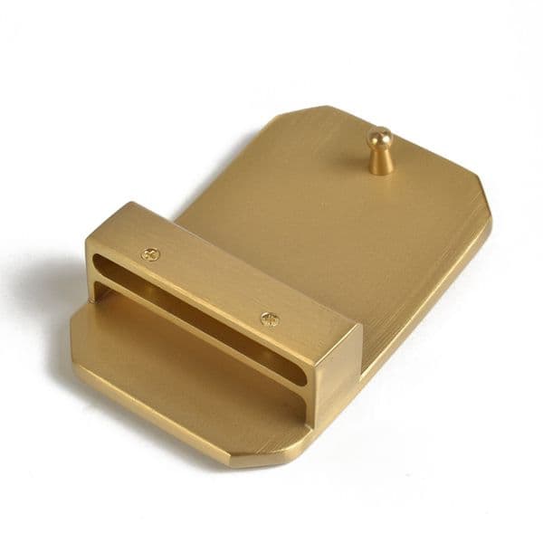 High quality Men's Belt Buckle 100% solid brass belt buckles Rectangle Blank DIY leather craft accessories brushed metal Buckle