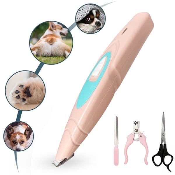 Professional Pet Hair Trimmer Electric Dog Clippers Dog Grooming Hairdresser Dog Shear Butt Ear Hair Cutter Pedicure